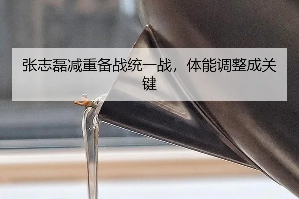 张志磊减重备战统一战，体能调整成关键